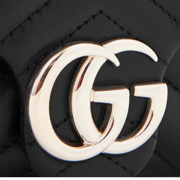 GUCCI Marmont GG mini quilted leather chain crossbody bag Brand new - Picture 4 of 5